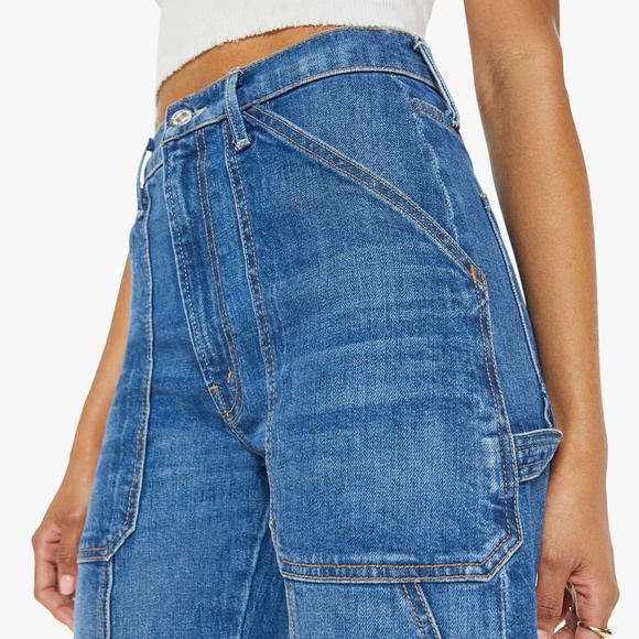 MOTHER Superior Denim The Lasso Utility Sneak Jeans Its a Small World Sz 30 NEW - Picture 5 of 14